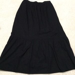 Banana Republic Black Maxi Skirt. L